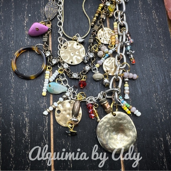 Alquimia by Ady Multicolor Layered Necklace - Picture 1 of 13